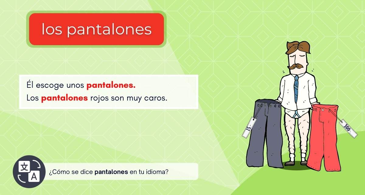 la ropa y de los complementos - ProfeDeELE